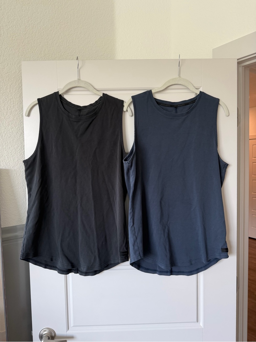 Alphalete tank tops Black and Blue Large